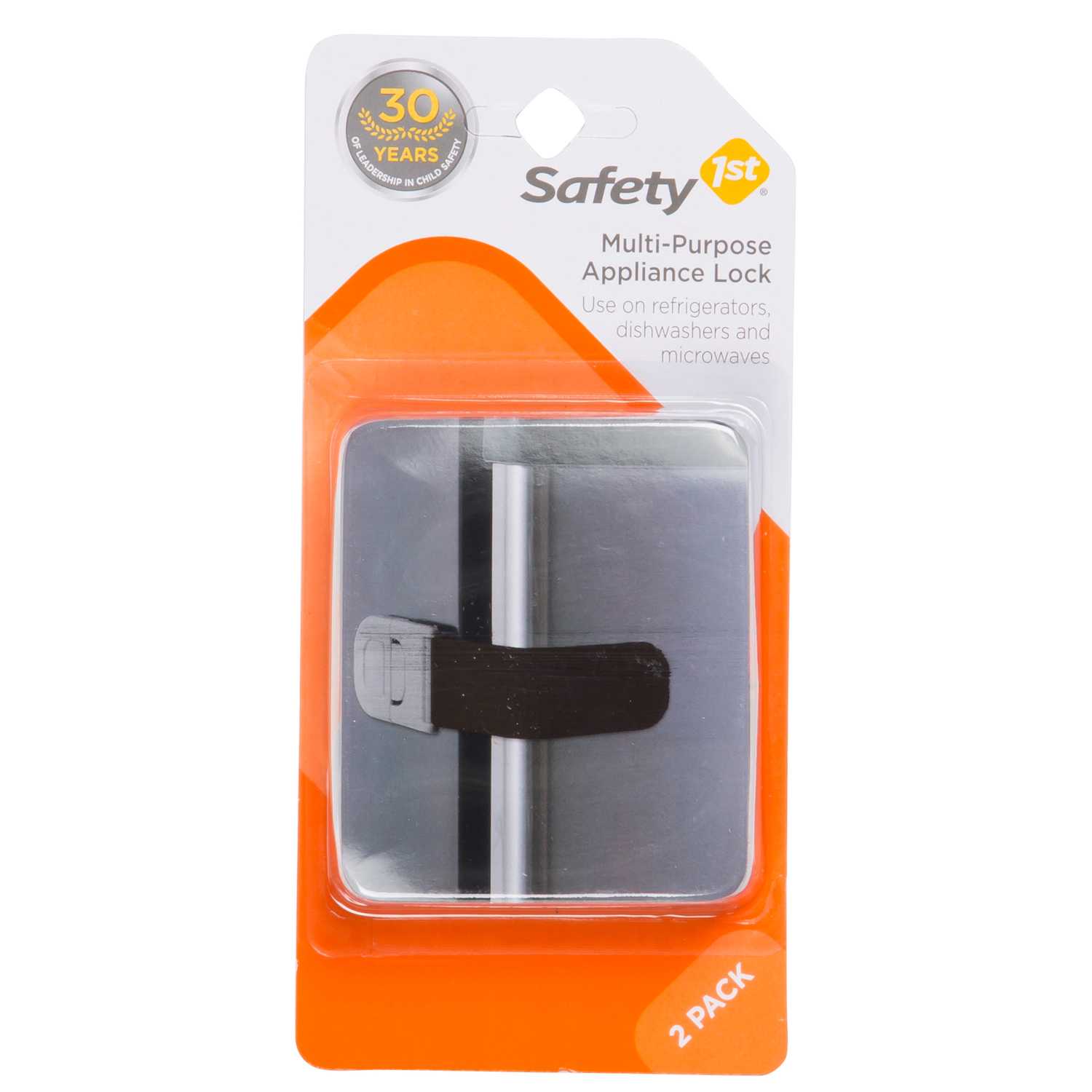  Safety 1st Black Plastic Appliance Latch 2 pk Ace Hardware 