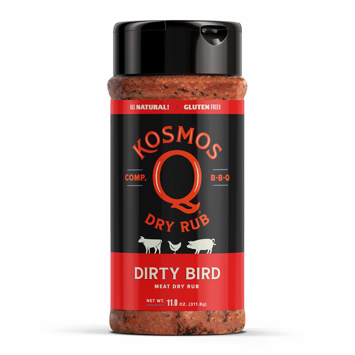 Kosmos Q Dirty Bird Dry Rub 11 oz.