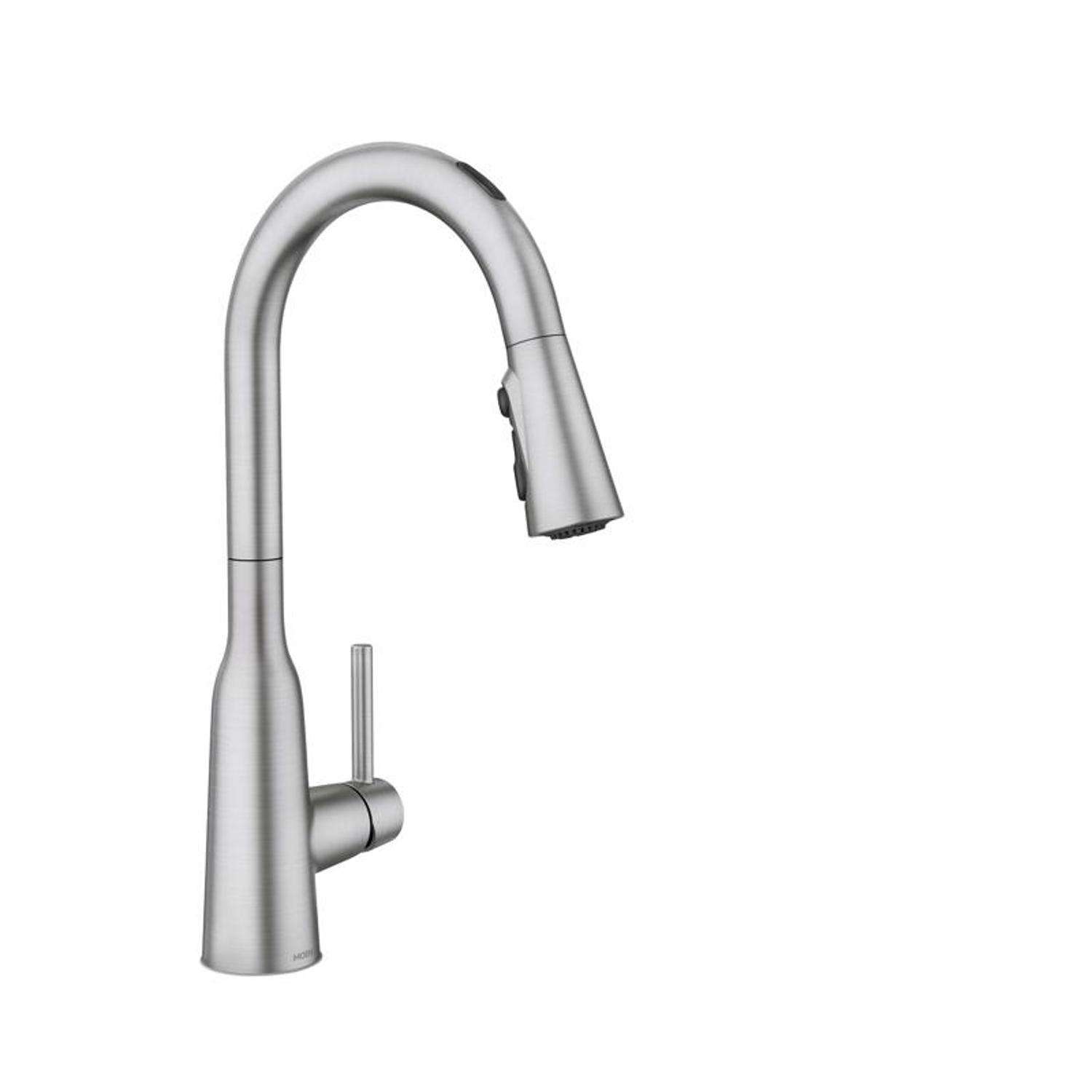 Moen Zyla One Handle Stainless Steel Motion Sensing PullDown Kitchen