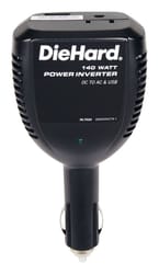 DieHard 120 V 140 W 1 outlets Power Inverter
