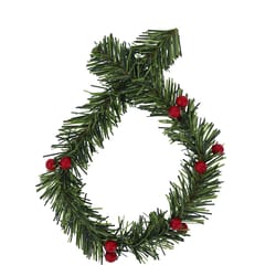Haute Decor Garland Noble Pine with Berries Reusable Ties 1 pk