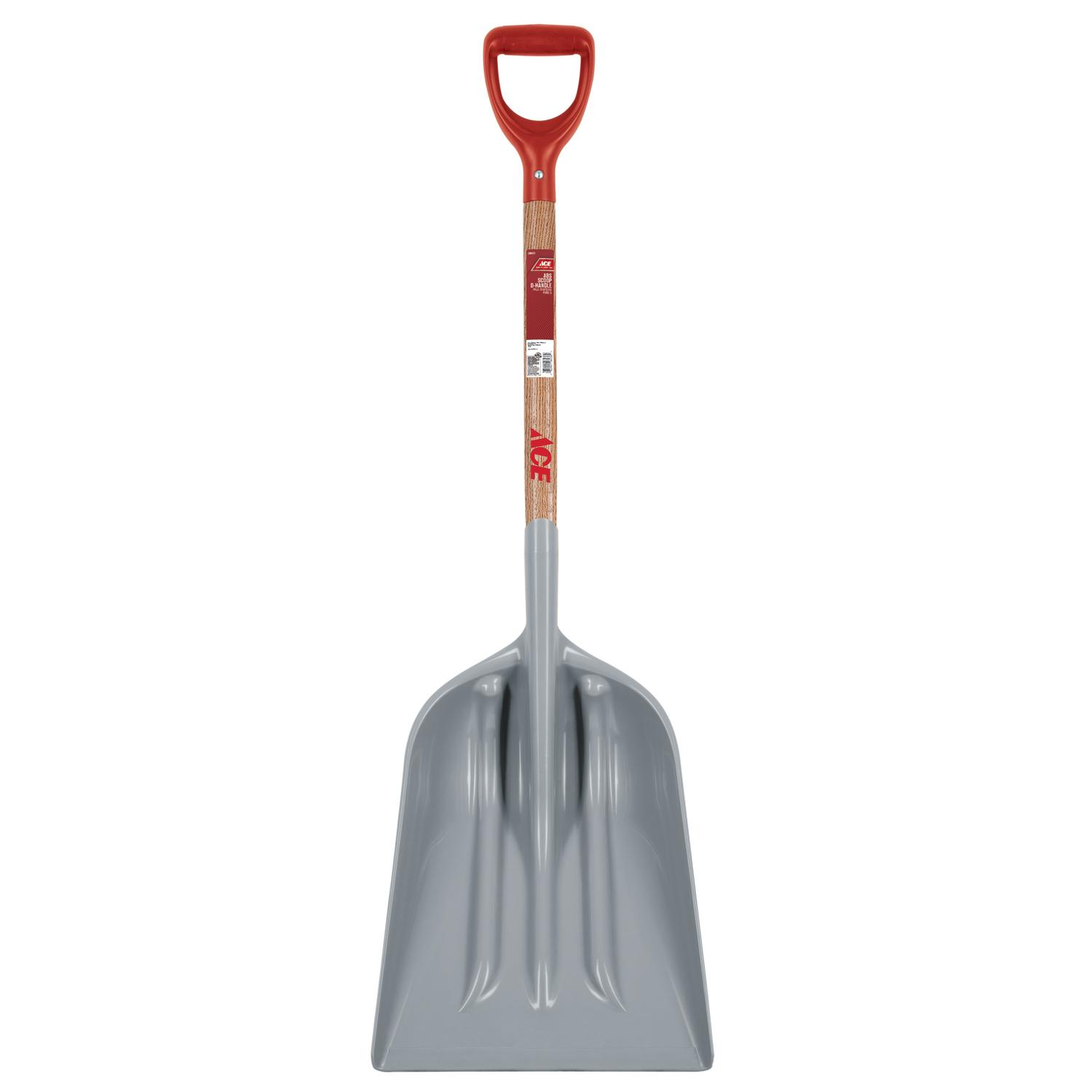 Ace 46.5 in. Plastic Scoop General Purpose Shovel Wood Handle Mfr PLA 12 ACE Ace Hardware