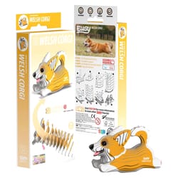 Safari Ltd. Eugy Welsh Corgi 3D Puzzle White/Yellow