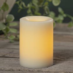 Sterno Home Cream No Scent Premier Pillar Candle