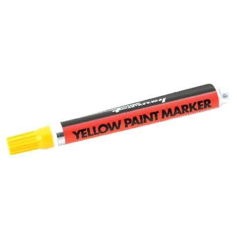 Forney 8.75 in. L X 1.88 in. W Yellow Paint Marker 1 pc - Ace Hardware