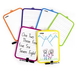 Bazic Products 7.4 in. H X 10.3 in. W None Double Sided Dry Erase Learning Board