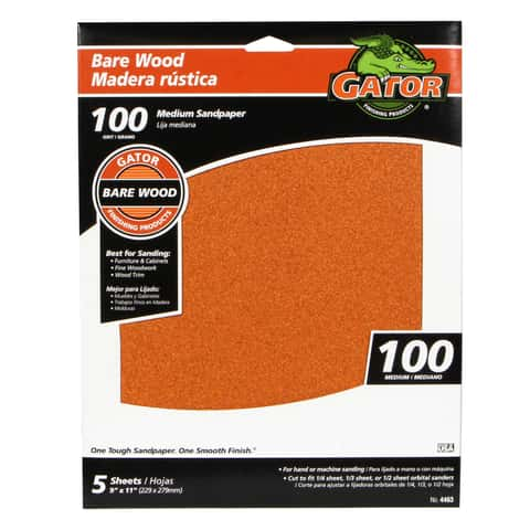 Gator Finishing Multi-Surface Aluminum Oxide 9 X 11 Sanding Sheets