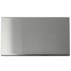 Laurey Rectangle Edge Pull 6 in. Satin Nickel Silver 1 pk