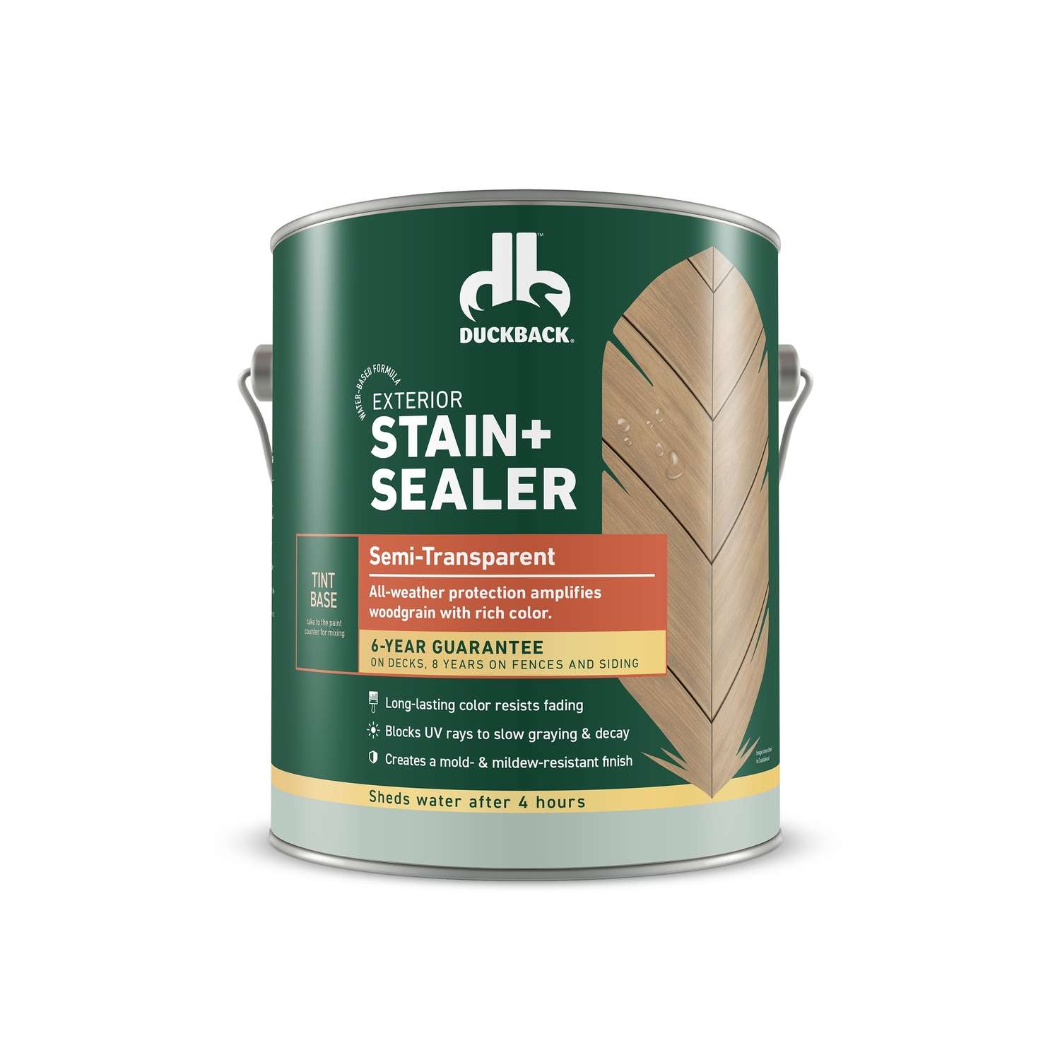 Duckback SemiTransparent Tintable Tint Base Stain and Sealer 1 gal