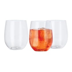 OGGI 12 oz Clear Plastic Tumbler