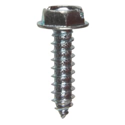 Hillman No. 10 X 3/4 in. L Slotted Hex Washer Head Sheet Metal Screws 100 pk