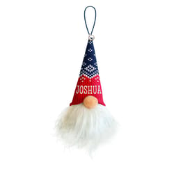 Christmas Gnome Multicolored Joshua Ornament 5.5 in.