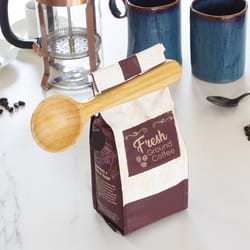 Totally Bamboo Natural Bamboo Coffee Scoop and Clip 0.65 oz