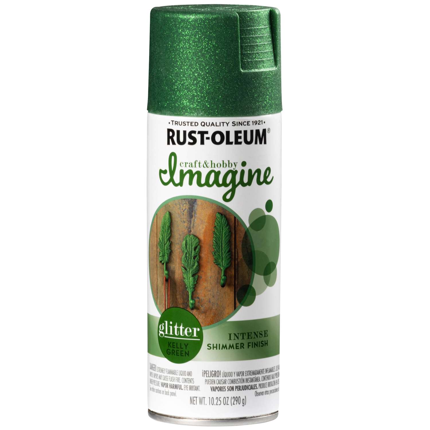 RustOleum Imagine Glitter Kelly Green Spray Paint 10.25 oz Ace Hardware
