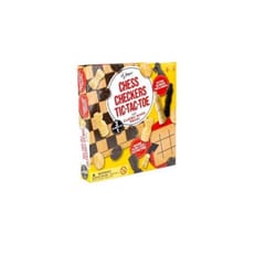 Regal Classic Chess Board Set Black/Natural 58 pc