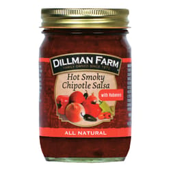 Dillman Farm All Natural Hot Smoky Chipotle Salsa 13 oz Jar