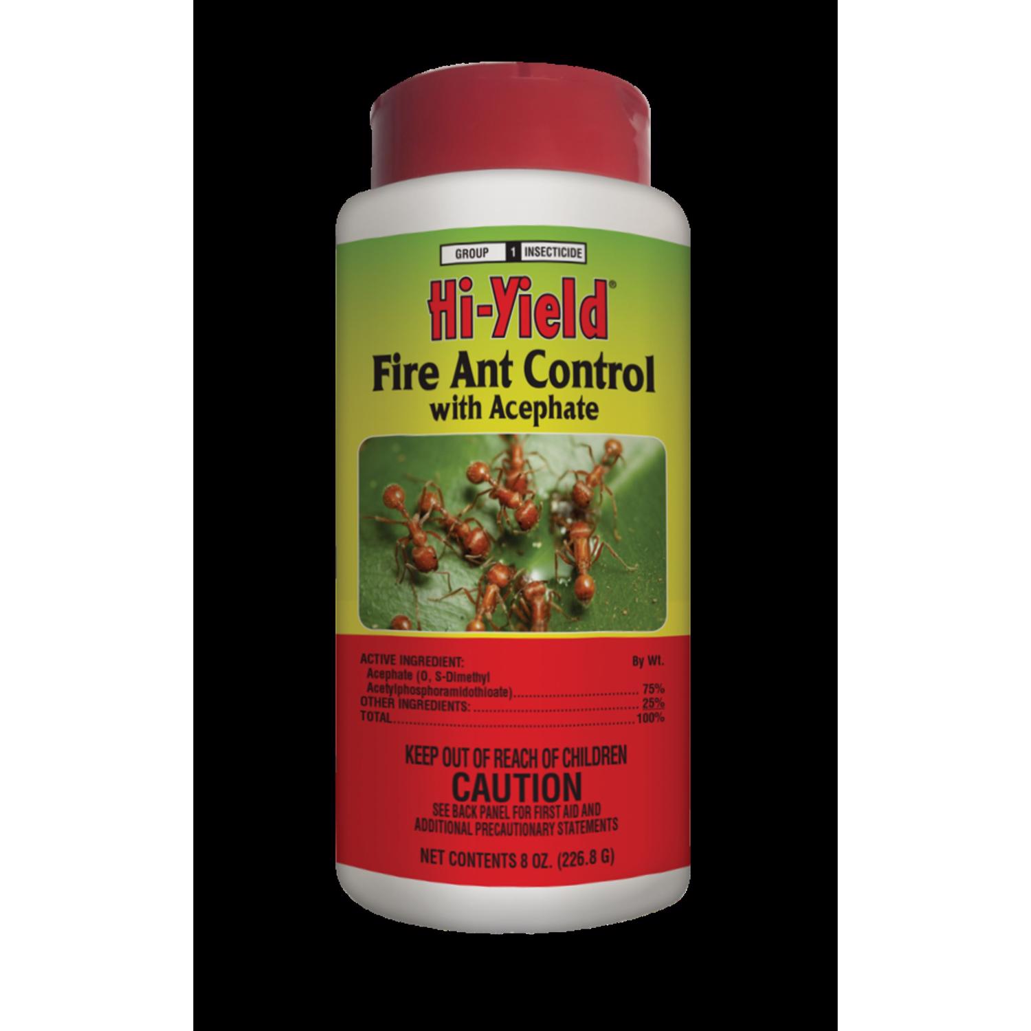 Hi-Yield Fire Ant Control with Acephate Insect Killer Powder 8 oz Mfr ...
