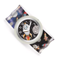 Watchitude Child's Space Rockets Multicolored Analog Watch Silicone Water Resistant One Size Fits Mo