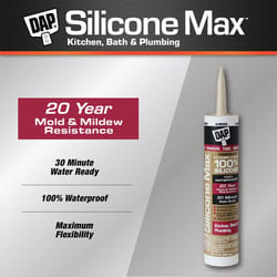 DAP Silicone Max Almond Silicone Kitchen and Bath Sealant 10.1 oz