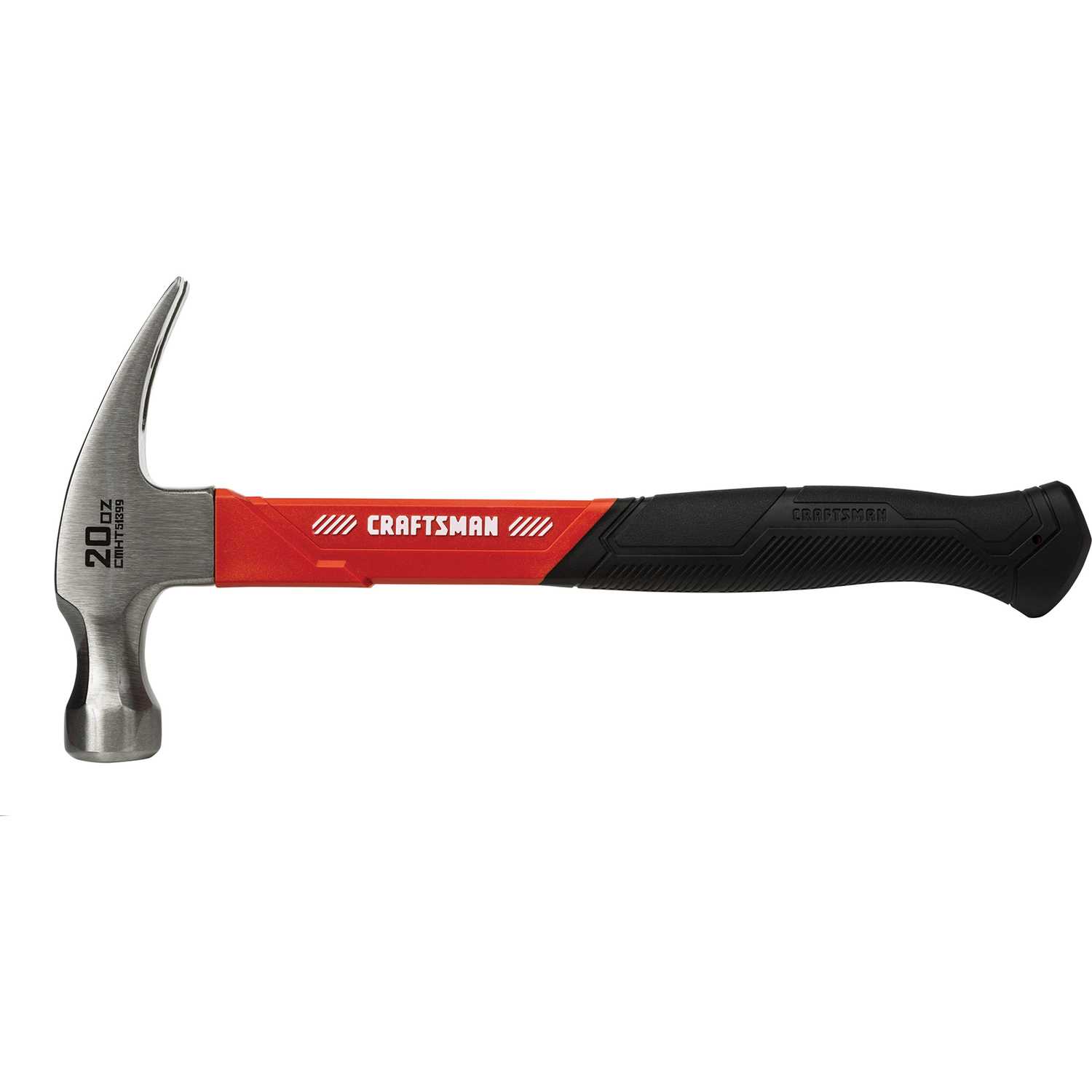 Craftsman 20 oz. Claw Hammer Steel Head Fiberglass Handle 12.75 in. L