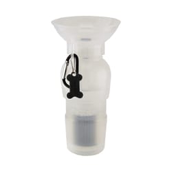 Highwave AutoDogMug Clear Plastic 20 oz Portable Watering Bottle/Bowl For Dogs