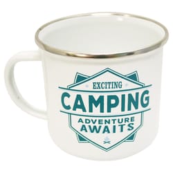 Top Guy Camping 14 oz Multicolored Steel Enamel Coated Mug 1 pk