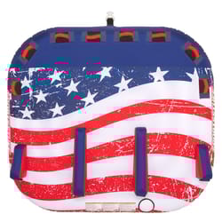 Airhead Sportsstuff Nylon Inflatable Multicolored Stars & Stripes Towable Tube 85 in. W X 77 in. L