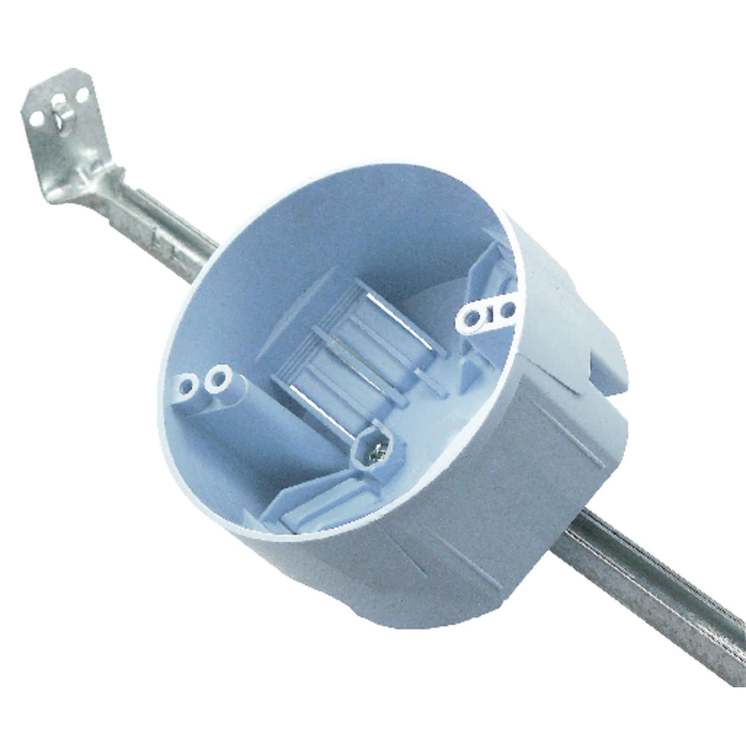 Cantex 20 cu in Round PVC Ceiling Box Blue Ace Hardware