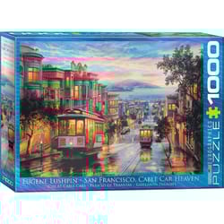 Eurographics San Francisco Cable Car Heaven Jigsaw Puzzle Multicolored 1000 pc