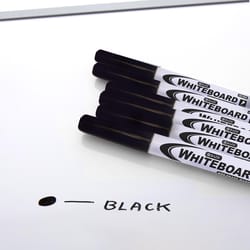 Bazic Products Low Odor Black Dry Erase Markers 4 pk