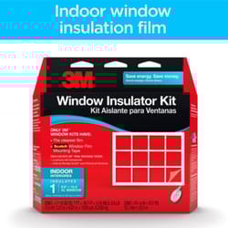 3M Clear Indoor Window Film Insulator Kit 84 in. W X 236 in. L