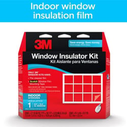 3M Clear Indoor Window Film Insulator Kit 84 in. W X 236 in. L