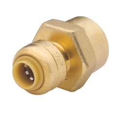 SharkBite 1/4 in. Push X 1/2 in. D FPT Brass Reducing Connector