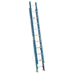 Werner 20 ft. H Fiberglass Telescoping Extension Ladder Type I 250 lb. capacity Werner 20 ft. H Fiberglass Telescoping Extension Ladder Type I 250 lb. capacity