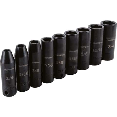 Craftsman deep deals impact socket set