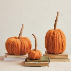 Creative Co-Op 8 in. Pumpkin Fall Decor