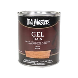 Old Masters Semi-Transparent Cedar Oil-Based Alkyd Gel Stain 1 qt