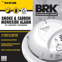 BRK Battery Electrochemical Smoke and Carbon Monoxide Detector