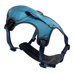 Jeep Off-Road Hydro Blue Fabric Dog Harness Small