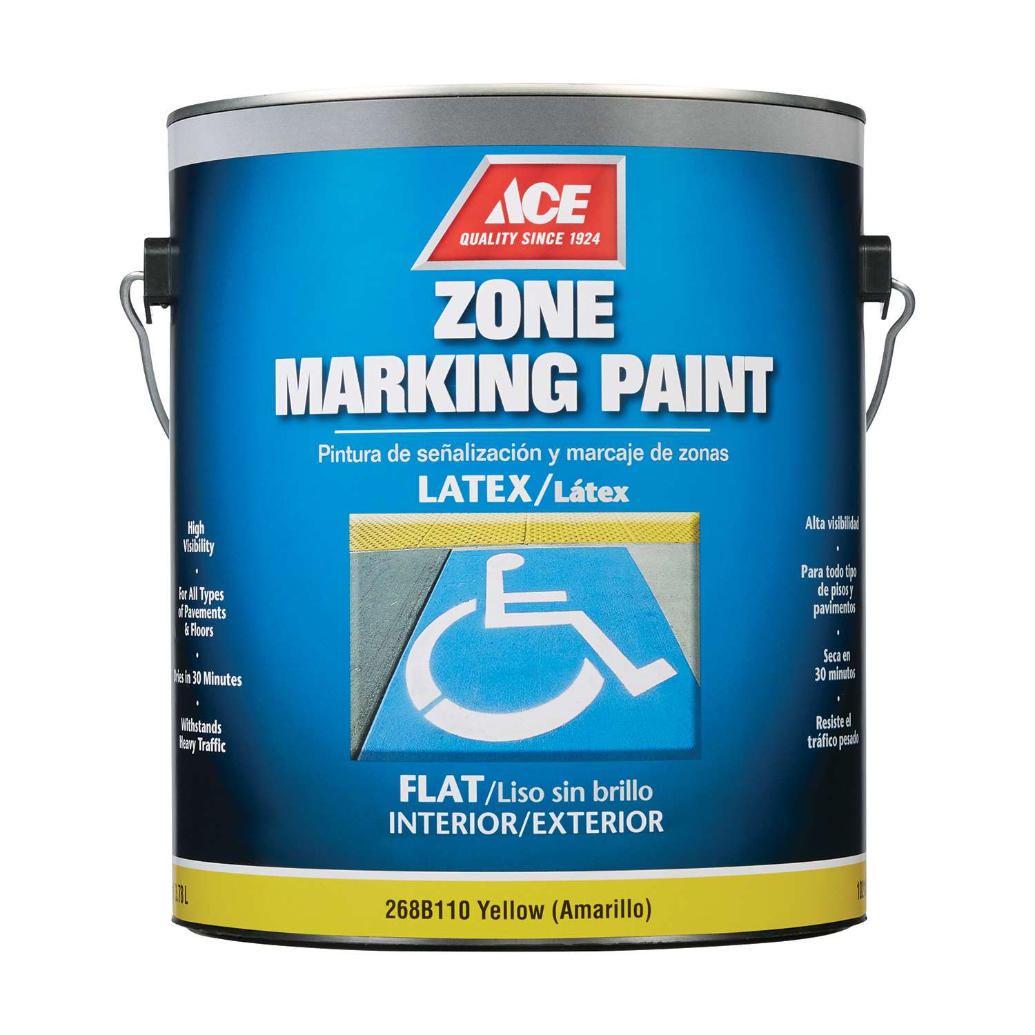Ace Yellow Zone Marking Paint 1 gal Ace Hardware