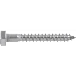 HILLMAN 1/2 in. X 3 in. L Hex Stainless Steel Lag Screw 25 pk