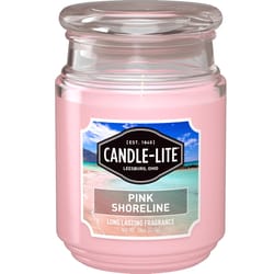 Candle Lite Pink Pink Shoreline Scent Candle 18 oz