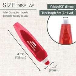 Bazic Products Assorted Correction Tape 5.44 yd 1 pk