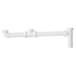 Keeney 1-1/2 in. Slip in. X 1-1/2 in. D Slip Plastic 25 in. Waste Arm 1 pk