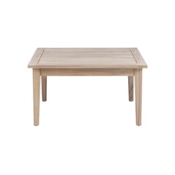 Linon Home Decor Shadeland Brown Square Wood Casual Coffee Table