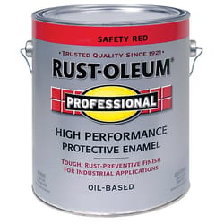 Rust-Oleum Professional Indoor and Outdoor Gloss Safety Red Oil-Based Enamel Protective Paint 1 gal