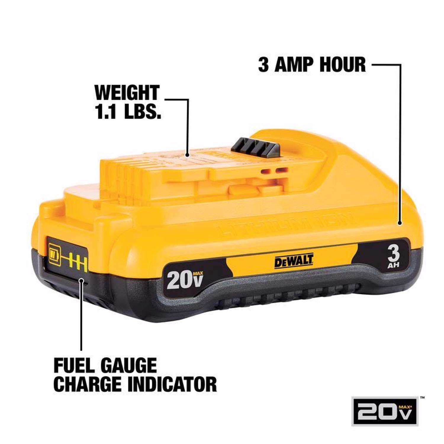 Dewalt 20v 3 amp battery new arrivals