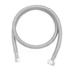 BrassCraft Plumbshop 3/8 in. Compression pc X 1/2 in. D FIP 36 in. Braided Stainless Steel Faucet Su