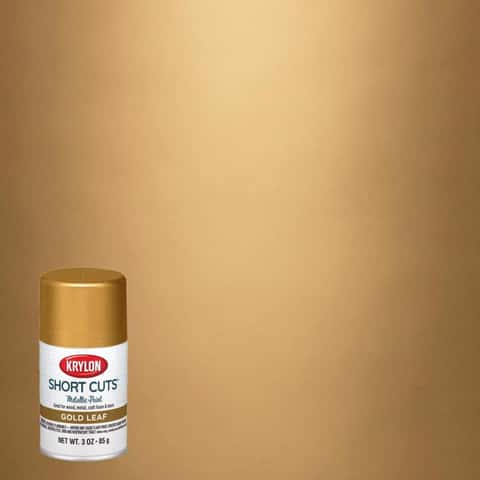 Krylon gold leaf is the best gold spray paint ever! Beautiful