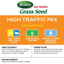 Scotts Turf Builder High Traffic Mixed Sun or Shade Grass Seed 7 lb